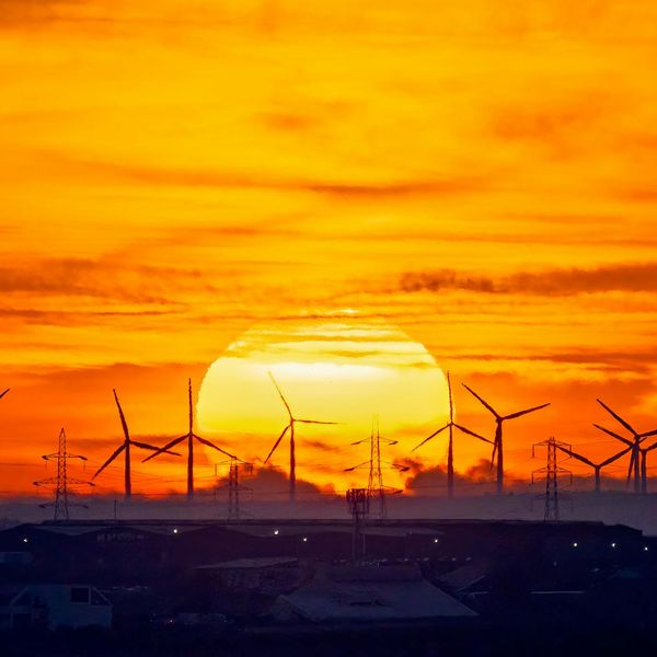 Silhouette of a person at sunrise, symbolizing renewed energy.
